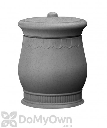 Savannah Urn Storage and Waste Bin - Light Granite