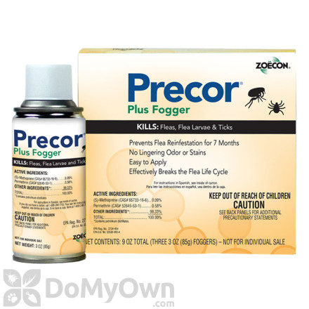 Precor Plus Fogger with IGR - (3 x 3 oz cans)