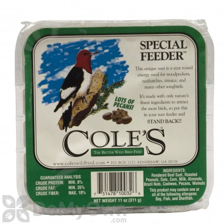 Coles Wild Bird Products Special Feeder Suet Bird Seed Cake 