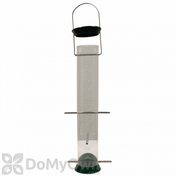 Droll Yankees 6 Ports Metal Thistle Bird Feeder Green 15 in. (CJTHM15G)