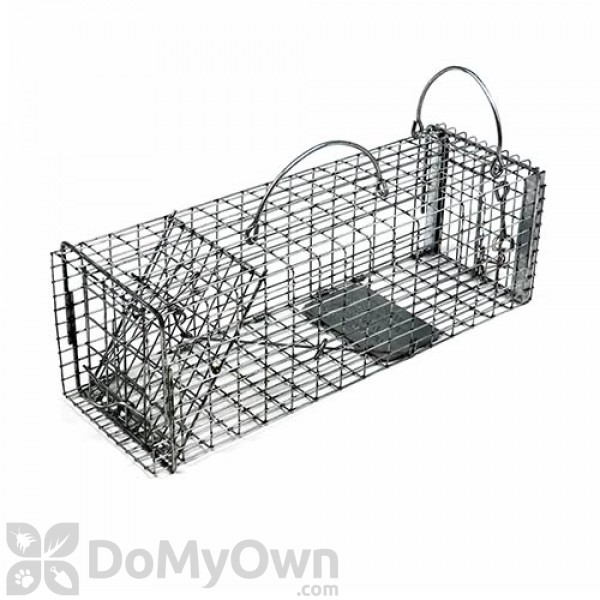 Metal Rat Trap Live Chipmunk Mouse Cage Trap Bait Rodent Repeller Catch for  Indoor Outdoor No Mouse