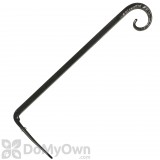 Panacea Black Forged Straight Hook 10 in.