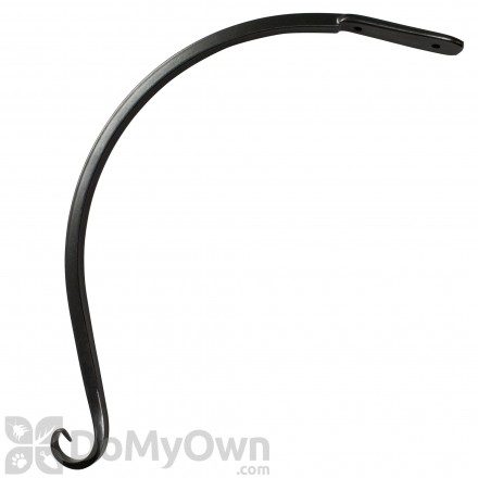 Panacea Black Forged Curved Hook For Bird Feeders 12 in. (89411)