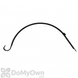Panacea Black Forged Curved Hook For Bird Feeders 16 in. 