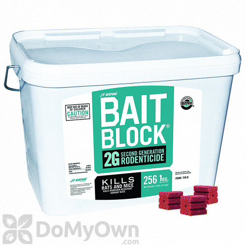 J.T. Eaton Bait Block 2G Second Generation Rodenticide