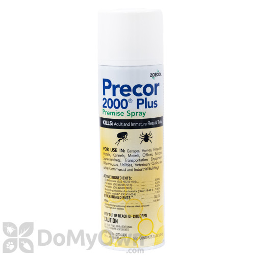 Precor 2000 Plus Flea & Tick Spray (16 Oz) – Indoor Home Treatment Kills Eggs, Larvae & Adults For Up To 7 Months