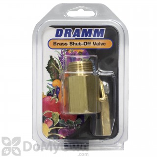 image of Dramm Brass Shut Off Valve