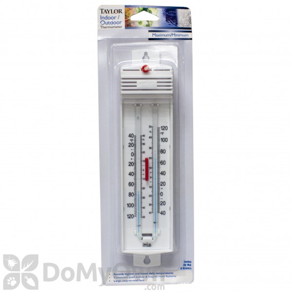 Taylor Precision Products Indoor/Outdoor Minimum/Maximum Thermometer