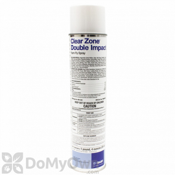 Clear Zone Double Impact Farm Fly Spray