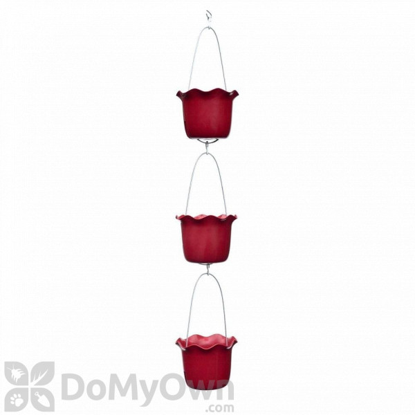 Pennington Tango Red 3 Pot Ruffled Vertical Garden Kit 7 in.