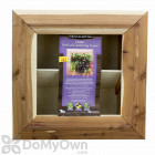 Pennington Natural Cedar Framed Wall Planter 17.5 in
