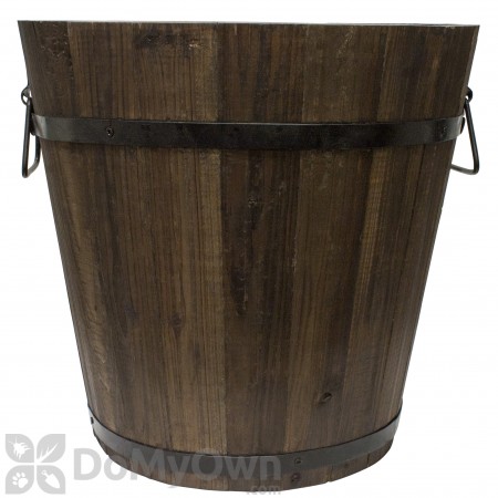 Pennington Dark Flame Wood Bucket 14 in.