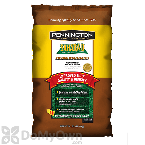 Pennington Sahara II Bermudagrass Unhulled Certified Penkoted Grass Seed - 50 lbs.