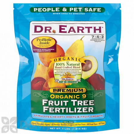 Dr Earth Organic 9 Fruit Tree Fertilizer Poly Bag 4 lb
