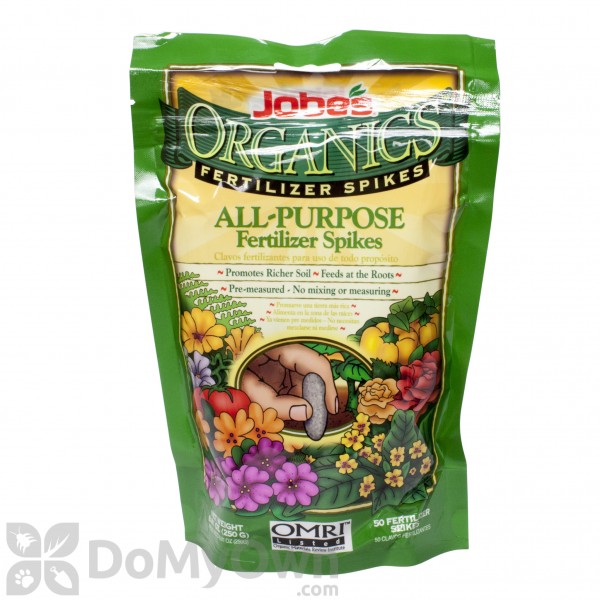 Jobe\'s Organics All Purpose Spikes 4-4-4 (50 Pack)