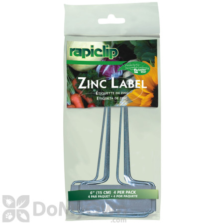 Luster Leaf Rapiclip Zinc Plant Labels 6 in. (4 pack)