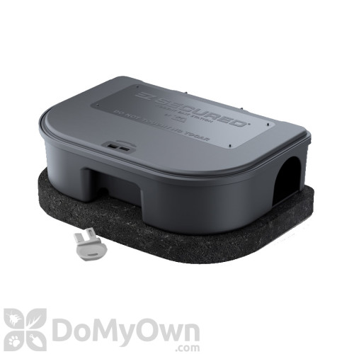 Microbait Steel Mouse Bait Station, Black (CASE of 8), Wildlife Control  Supplies