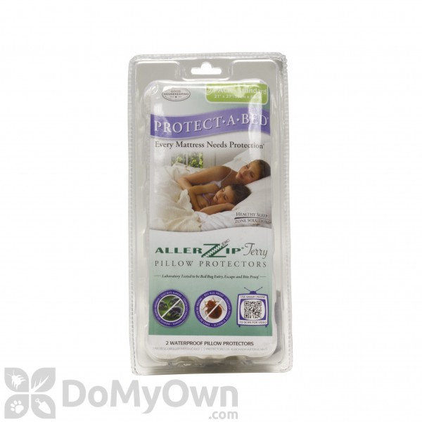 Protect-A-Bed AllerZip Pillow Covers - Standard (Pack of 2)