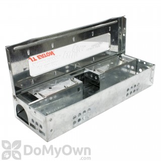image of JT Eaton Speedy Clean Little Pete Slim Multiple Catch Mouse Trap - Clear Lid 427CL