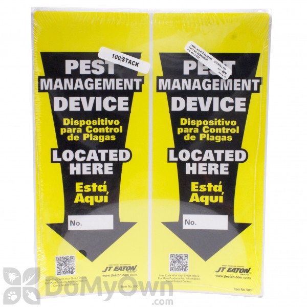 JT Eaton Bait Station Locator Sign 900