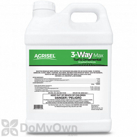 3 Way Max Turf and Ornamental Broadleaf Herbicide - 2.5 Gallon