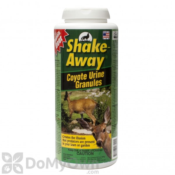 Shake Away Coyote Urine Granules Deer Repellent 28 5 Oz