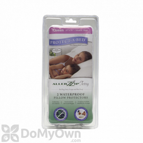 ProtectABed Allerzip Pillow Cover, Bed Bug Pillow Cover Queen Size