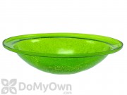 Achla Designs Crackle Glass Bowl Fern Green Bird Bath (no cradle) (CGB-05FG)