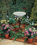 Allied Precision Non - Heated Bird Bath with Metal Stand 20 in. (850)