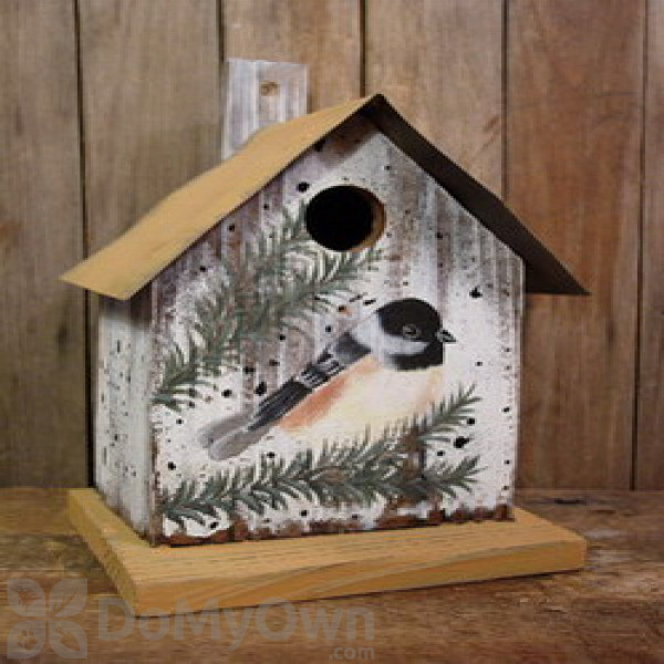 Adventure Marketing Metal Roof Chickadee Bird House (82835)