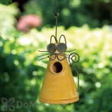 Ancient Graffiti Cat Bird House Yellow (AG1026)