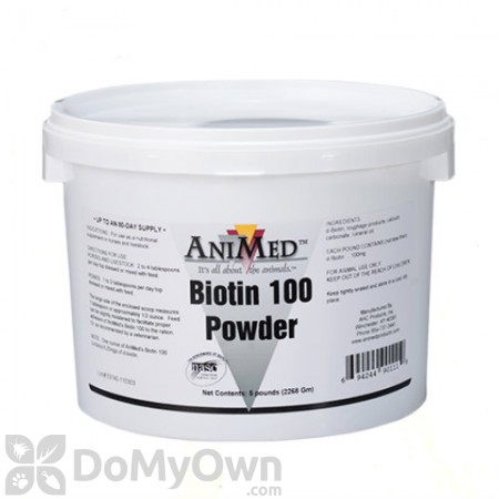 AniMed Biotin 100 Supplement for Horses 5 lbs.
