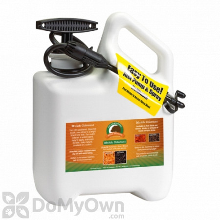 Bare Ground Just Scentsational Bark Mulch Colorant with One Gallon Preloaded Pump Sprayer - Red