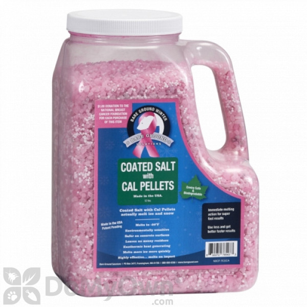 Bare Ground Winter Pink Ice Melt with Calcium Chloride Pellets