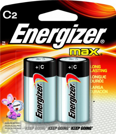 Energizer Max C Batteries (2 pack)