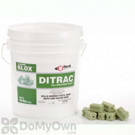 Ditrac All-Weather Blox Rodenticide - CASE (4 x 4 lbs)