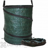 Bloem Collapsible Reusable 30 Gallon Pop Up Lawn Garden Cleanup Leaf Bag Trash Can (2 - Pack)