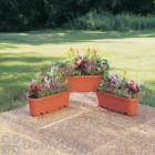 Bloem Milano Modular Planters 21 in. Terra Cotta (3 Pack)