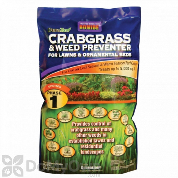 Bonide DuraTurf Crabgrass Preventer Lawn Fertilizer For Annual Ryegrass 5000 sq ft