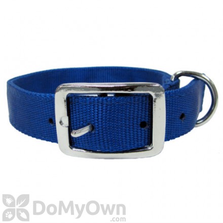 Boss Pet PDQ 5 / 8 in. x 16 in. Nylon Collar Blue