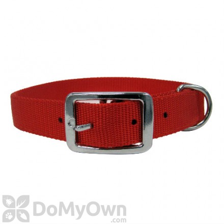 Boss Pet PDQ 3/4 in. x 18 in. Nylon Collar - Red