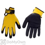 CAT Nylon Nitrile Coated Gloves Large