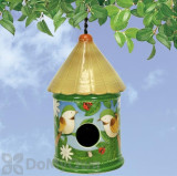 Coynes Company Debbie Mumm Green / Yellow Bird House (DM1011)