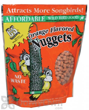C&S Products Orange Flavored Nuggets Bird Food (103)