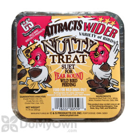 C&S Products Nutty Treat Suet 50559 - SINGLE