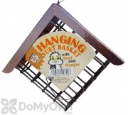 C&S Products Suet Basket Bird Feeder with Copper Roof (709)
