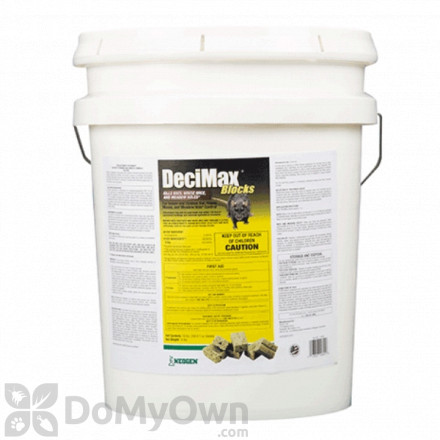 Decimax Rodenticide Blocks - 18 lb