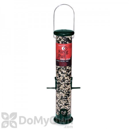 Droll Yankees Ring Pull Forest Green Bird Feeder (RPS15G)