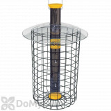 Droll Yankees Finch Flocker Bird Feeder with Dome Cage (THDC23Y)