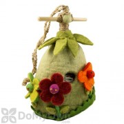 DZI Handmade Designs Friendly Flower Felt Bird House (DZI484016)